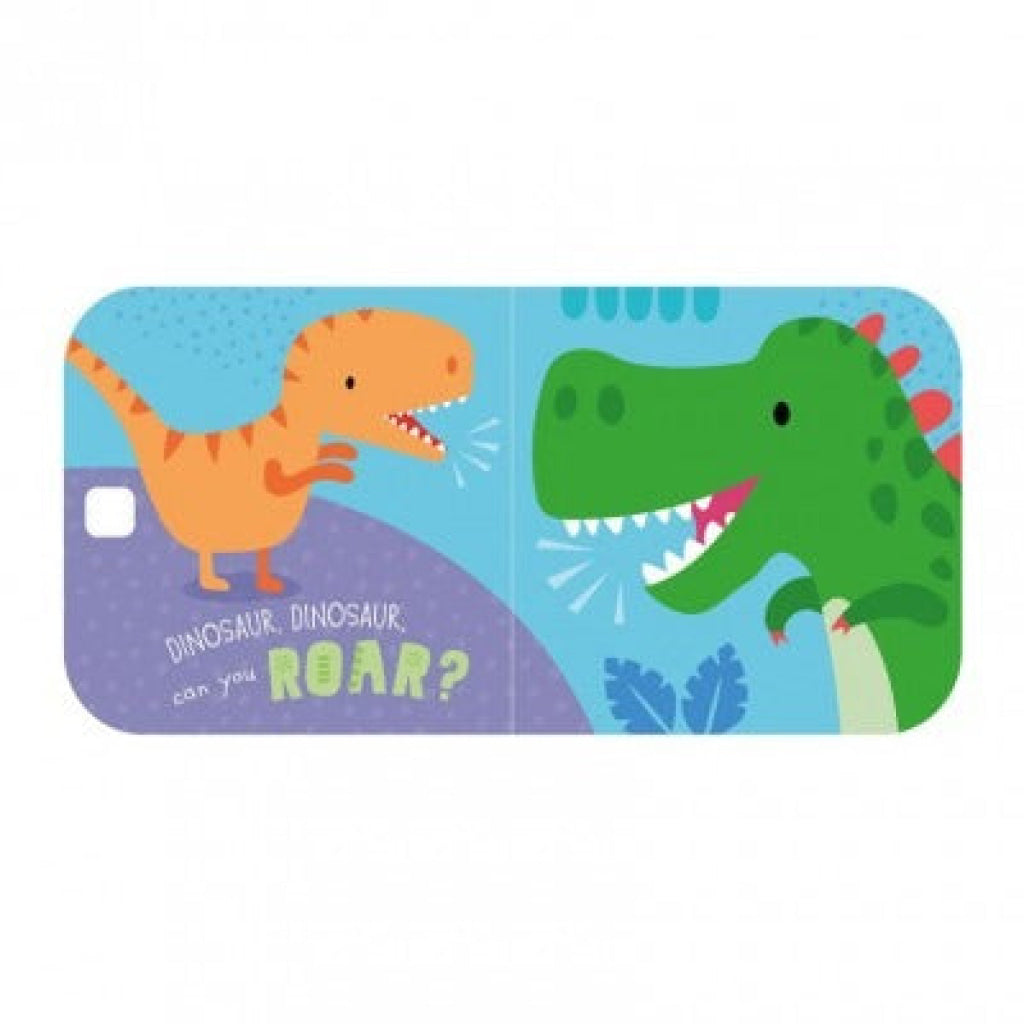Sensory Snuggables Dinosaur Hand-Puppet Soft Book Make Believe Ideas Official Store
