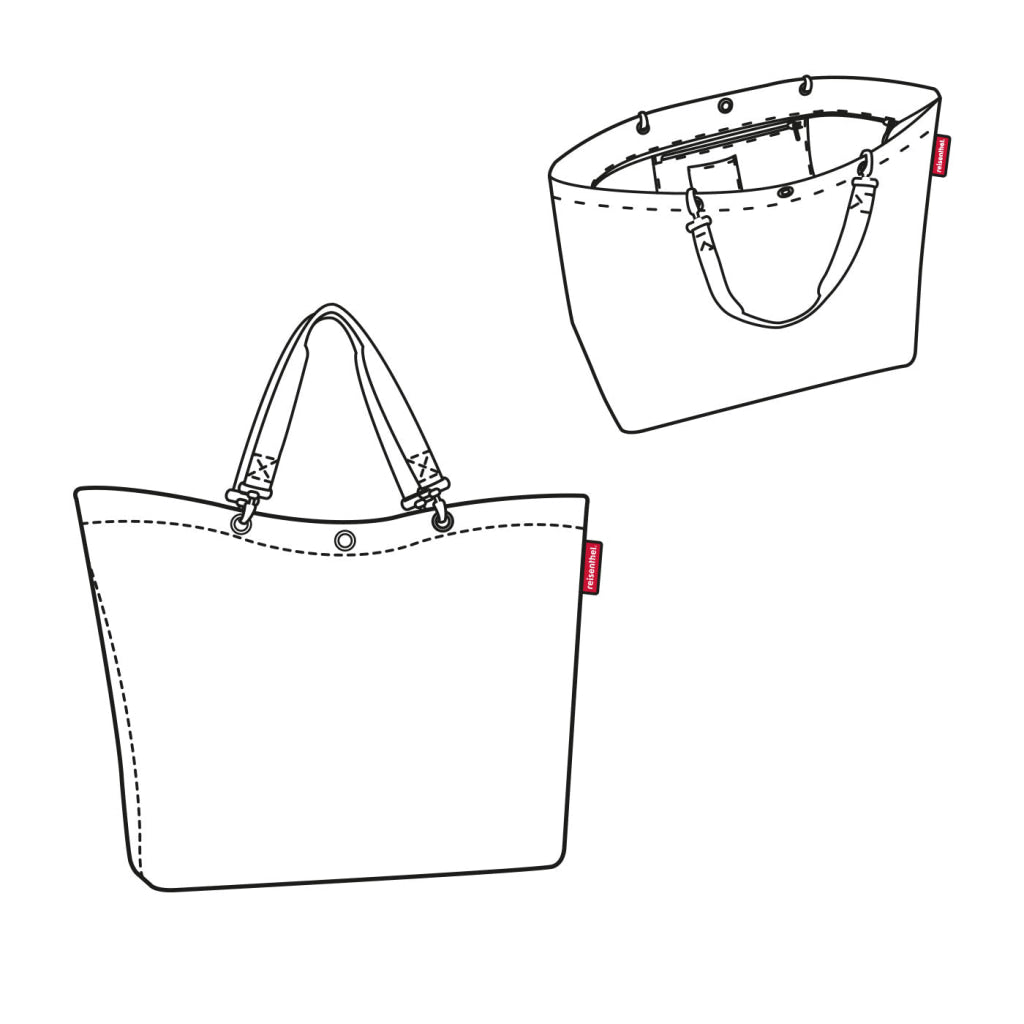 shopper XL twist blush