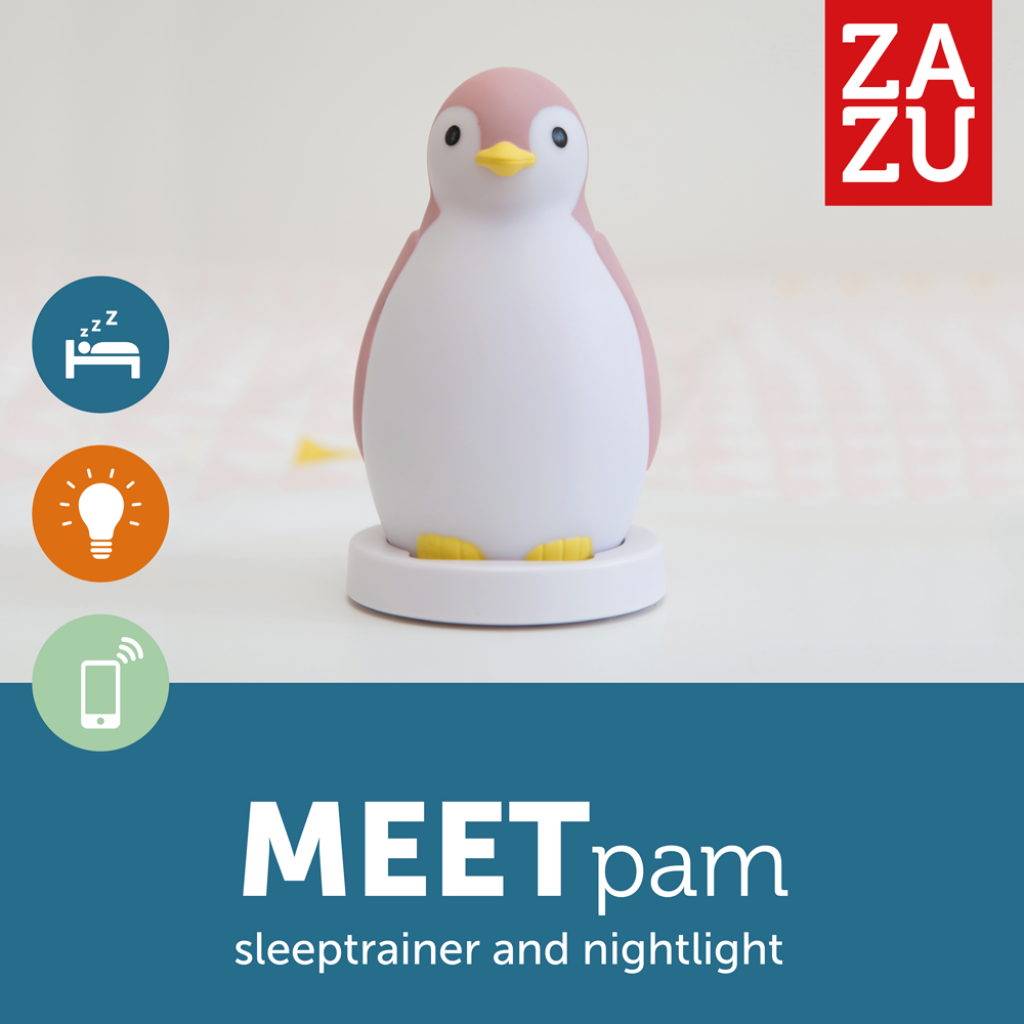 Sleep Trainer with Nightlight and Wireless Speaker - Pam the Penguin - Nightlight