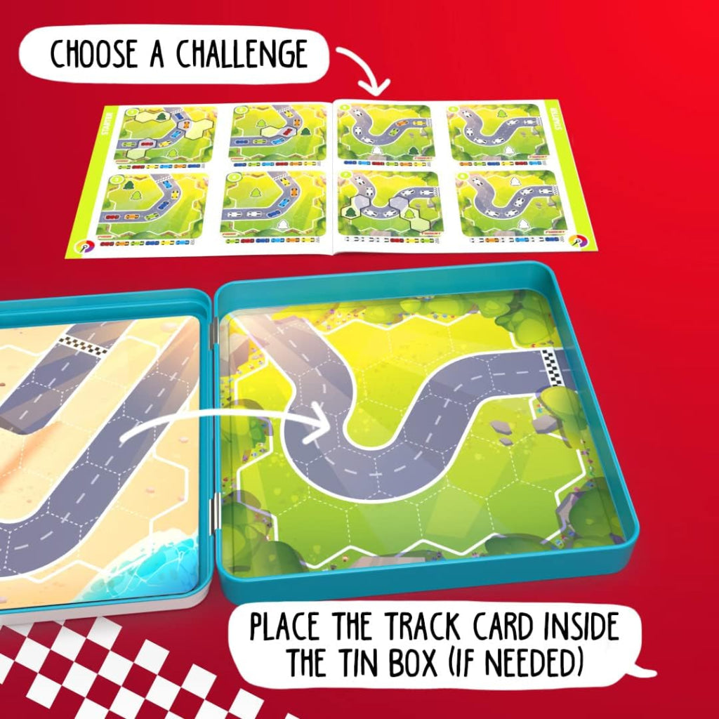 Smartgames - Pole Position Metal Box Travel Game