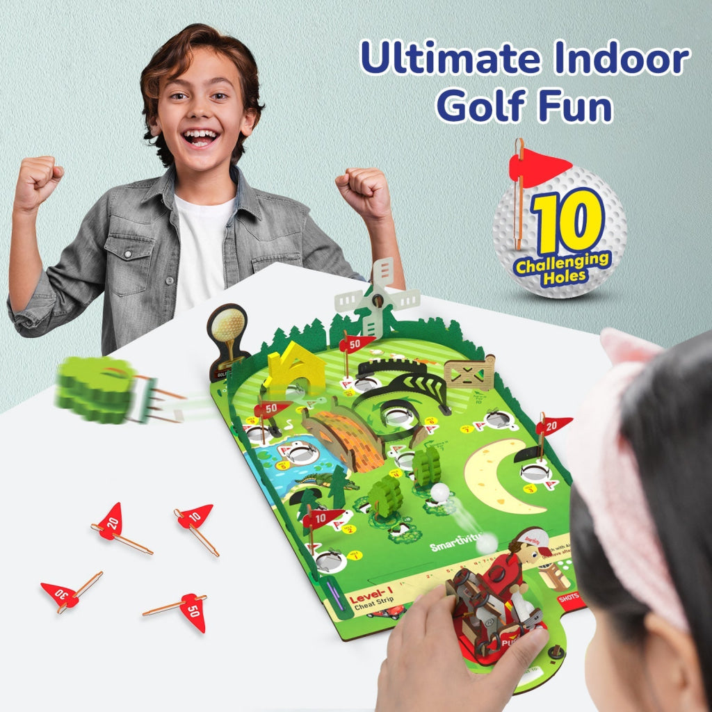 Smartivity Mini Golf DIY STEM Construction Toy - Brain