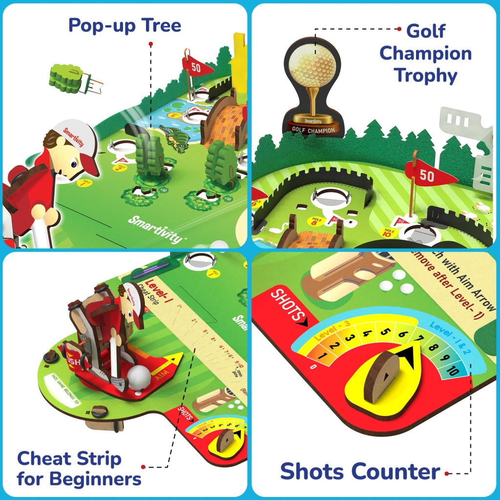 Smartivity Mini Golf DIY STEM Construction Toy - Brain