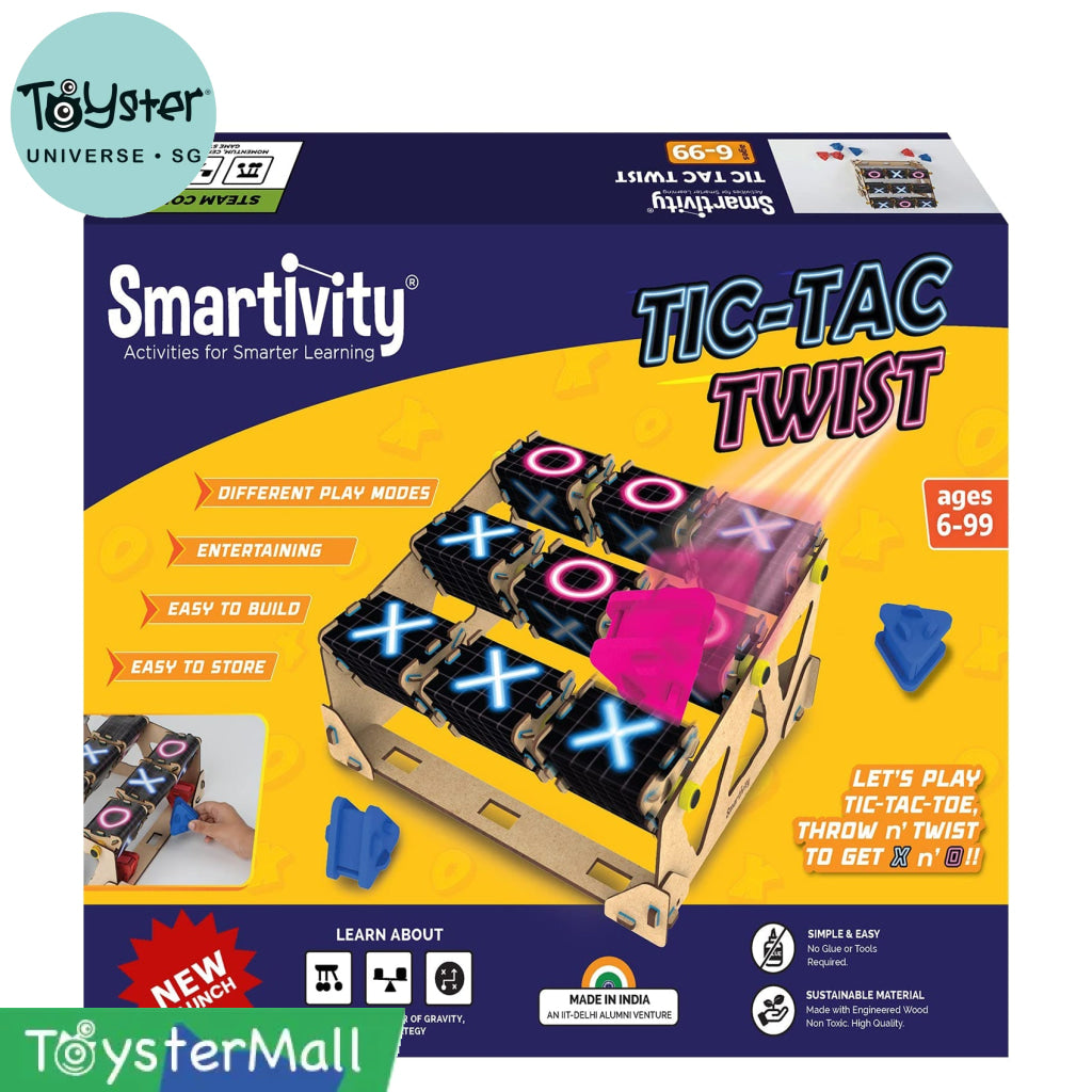 Smartivity Tic Tac Twist DIY STEM Construction Toy - Brain