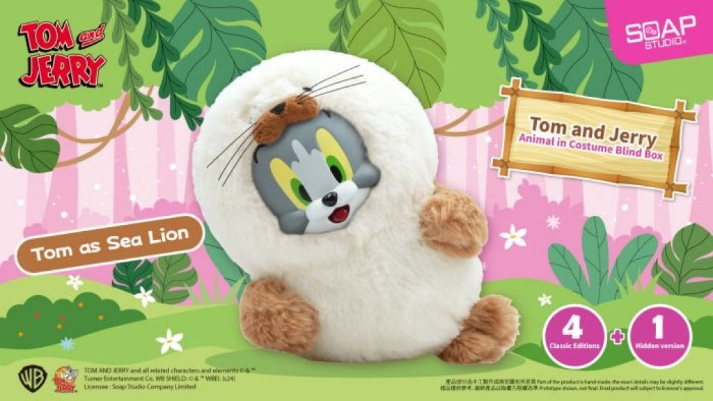 Soap Studio Tom And Jerry Animal In Costume Series Blind Box - Tom & Jerry