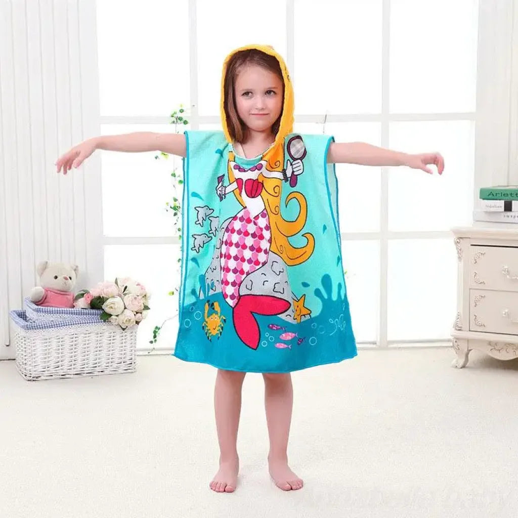 Soft Absorbent Quick-Drying Hooded Beach Towel