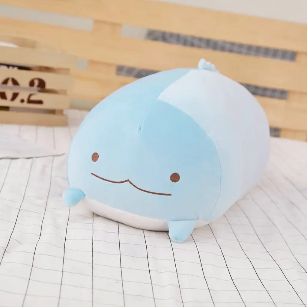 Soft Animal Cute Corner Cushion 20-90cm - blue / 20-30cm