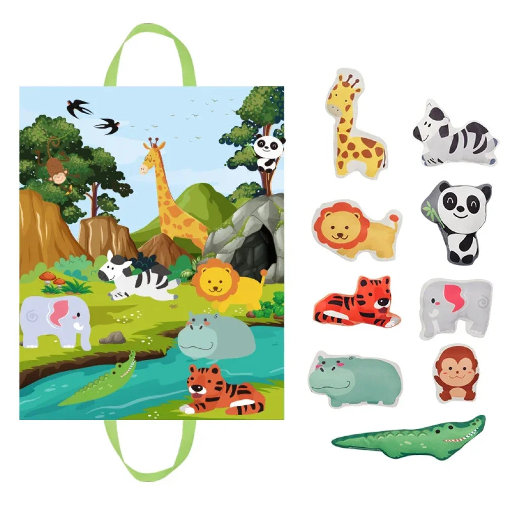 Soft Car Toy Set With Play Mat And 9Pcs Vehicle