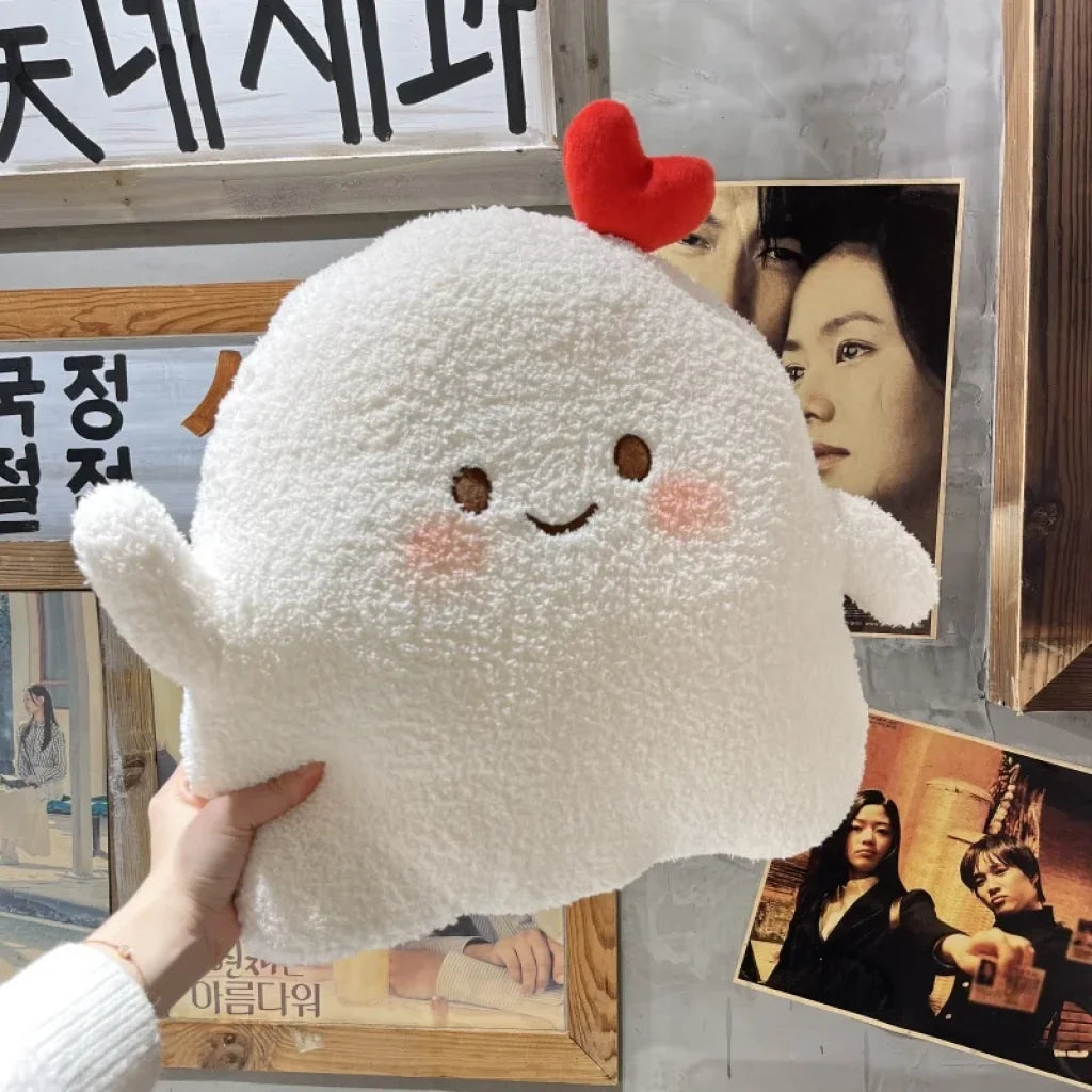 Soft Ghost Throw Pillow Plush Toy Witch