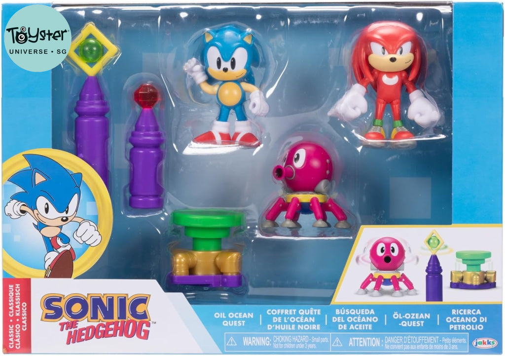 Sonic The Hedgehog Action Figure 2.5’’ Oil Ocean Diorama - Sonic