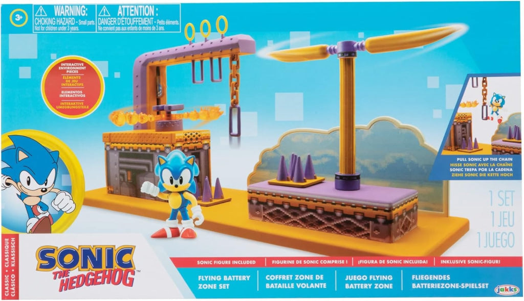 Sonic The Hedgehog Flying Battery Zone Playset - Sonic