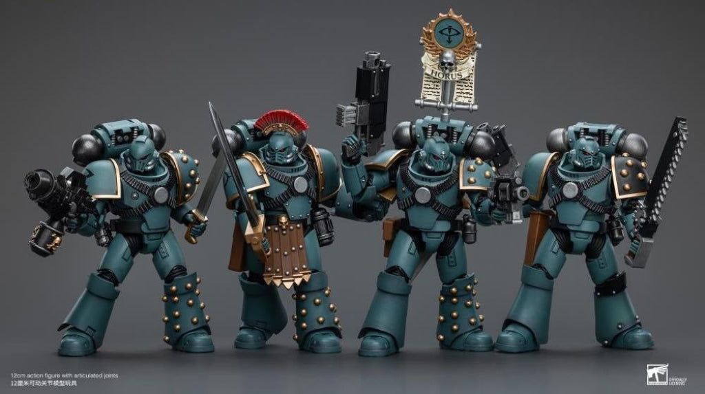 Sons Of Horus: Mkiv Tactical Squad Legionary With Legion Vexilla Jt9589 Warhammer 40K