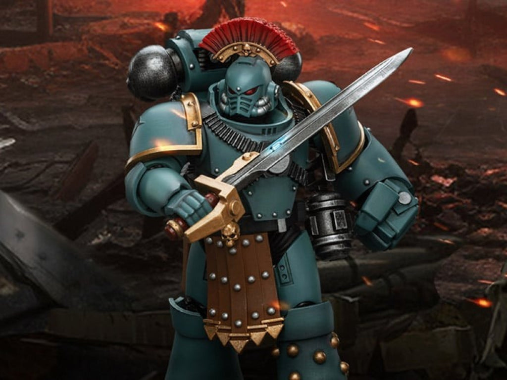 Sons Of Horus: Mkiv Tactical Squad Sergeant With Power Fist Jt9572 Warhammer 40K