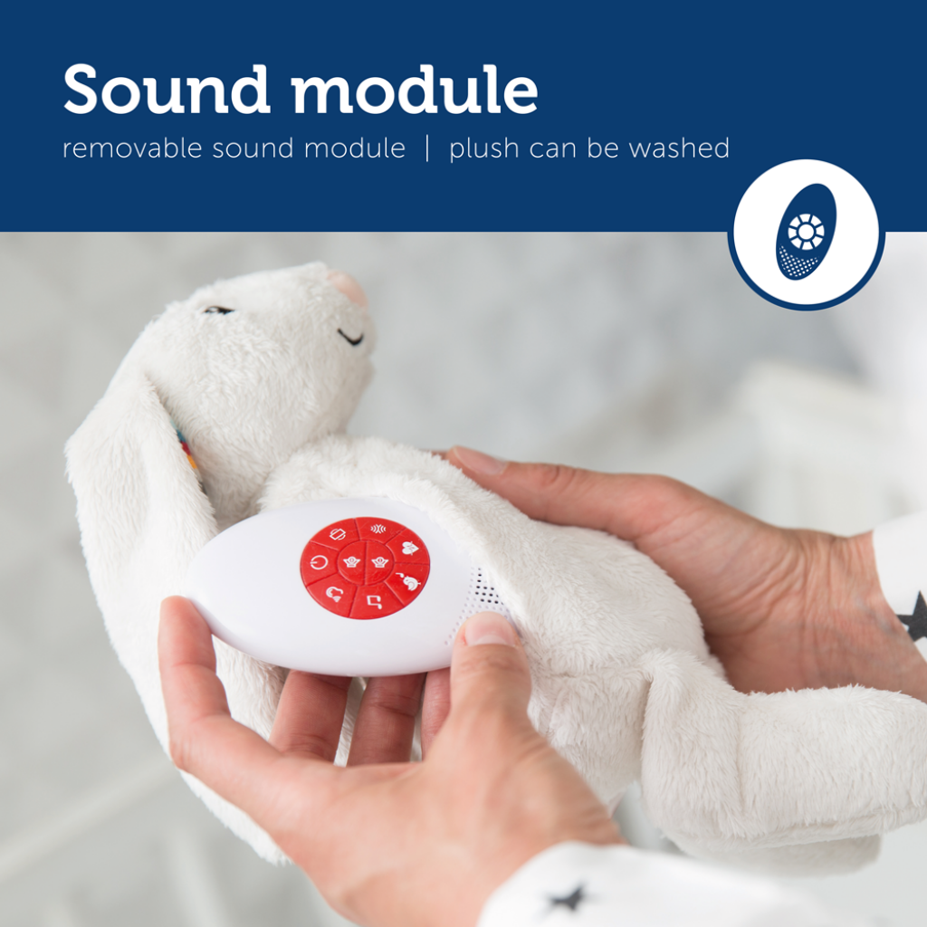 Sound Machine with Heartbeat Sounds - Bibi / Coco - Nightlight