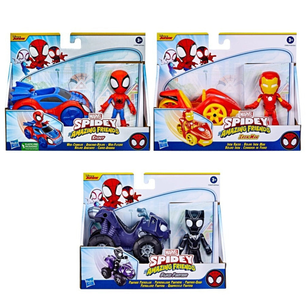 Spidey Amazing Friends Black Panther Vehicle Figure - Marvel