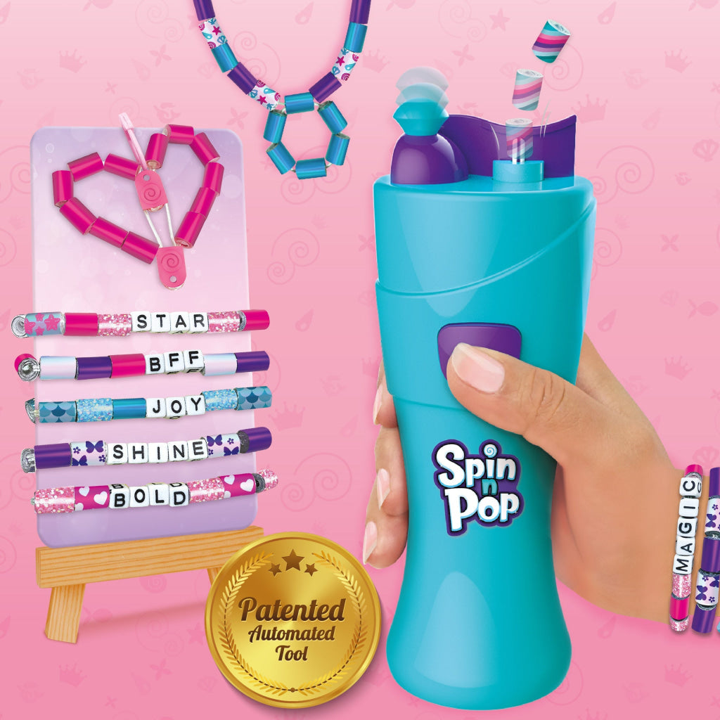Spin n Pop - Beads Studio: Bracelets & Braids Maker - Arts & Crafts