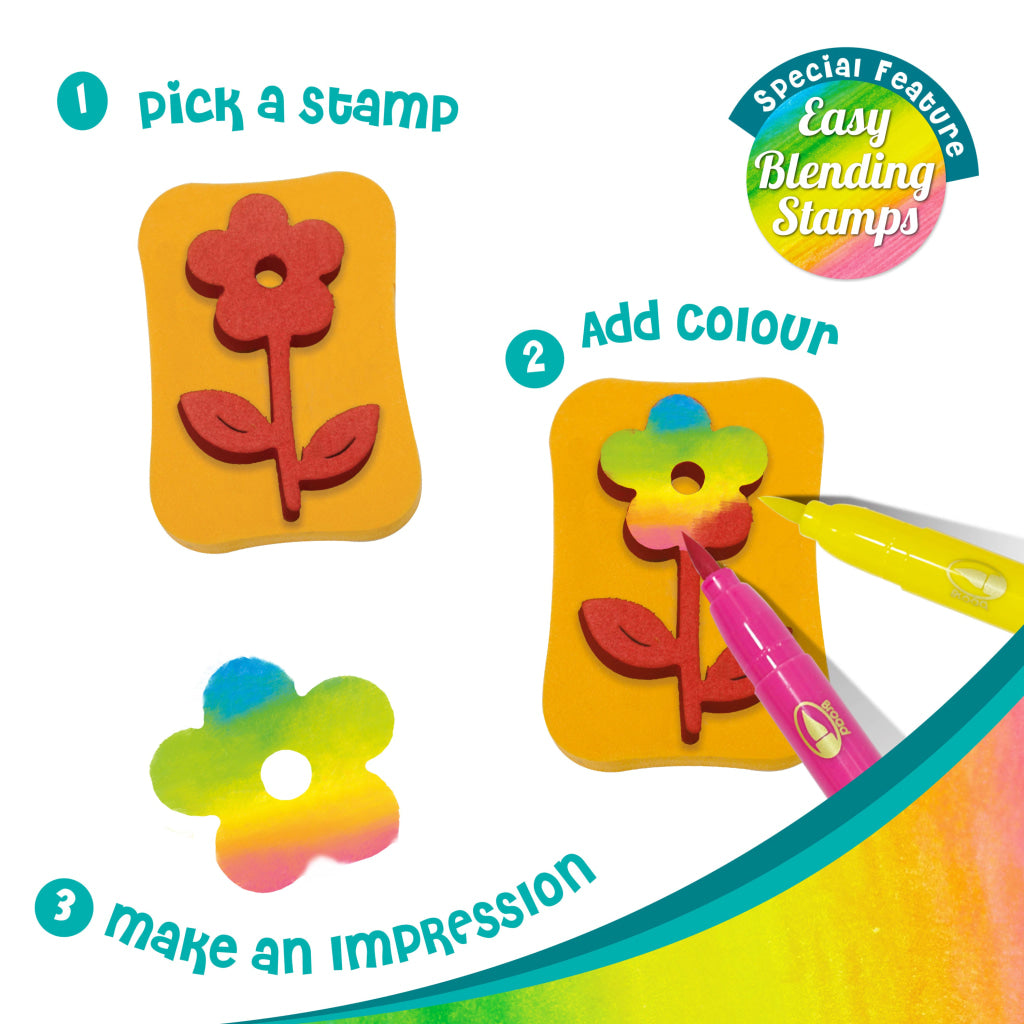 Stamp Art - Garden - Stamp Art