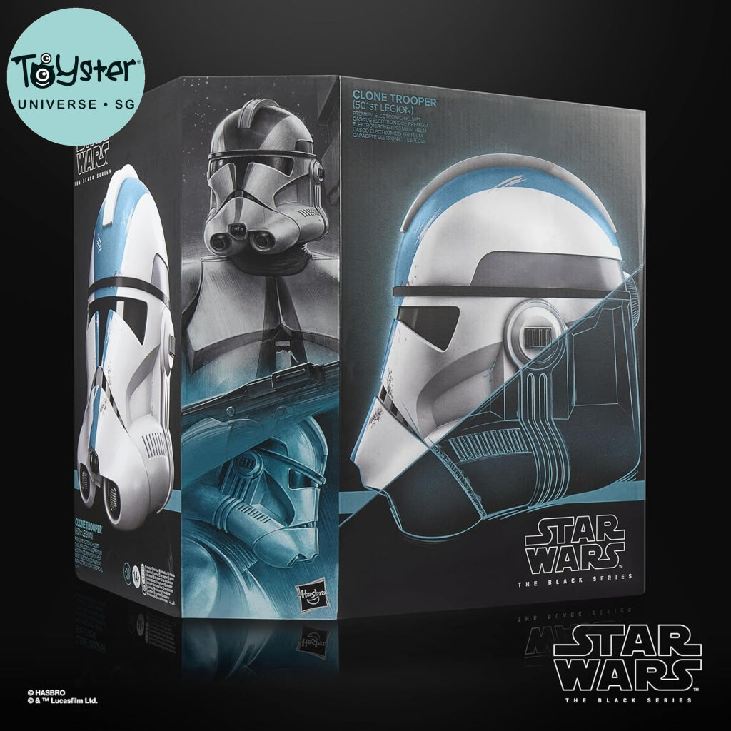 Star Wars The Black Series Clone Trooper (501st Legion) Premium Electronic Helmet - Star Wars