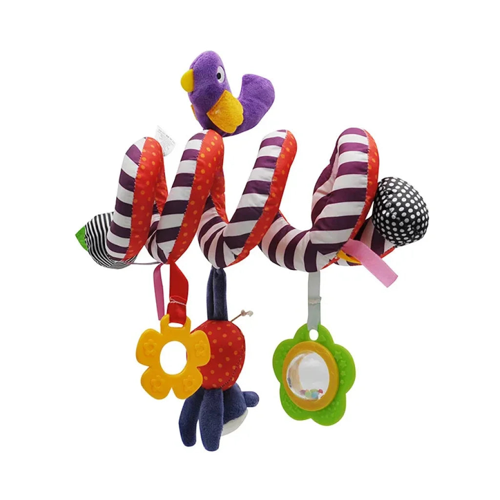 Stroller Spiral Rattle Baby Toy For Newborns Bird 025
