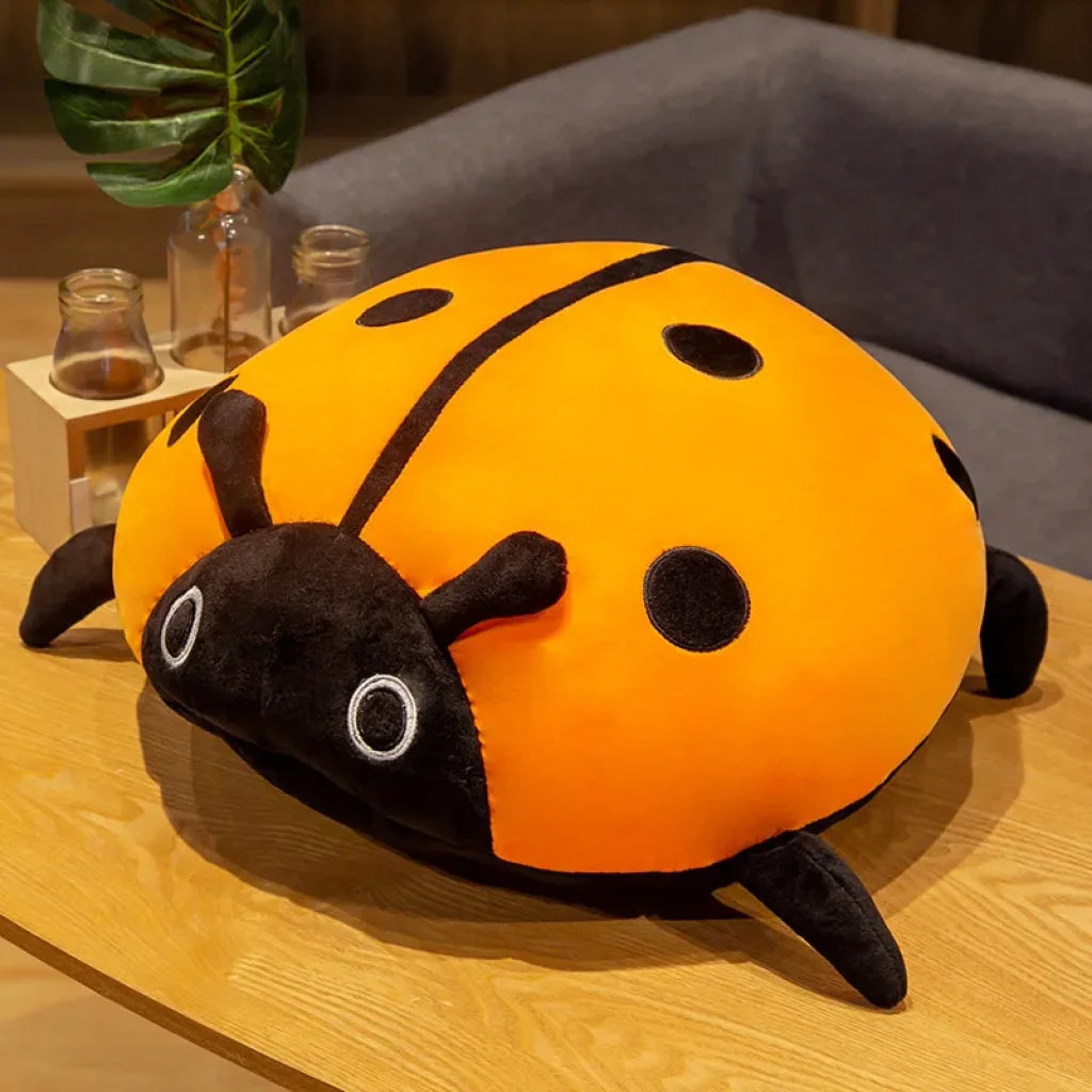 Stuffed Ladybug 40-80cm - orange / 58-60cm