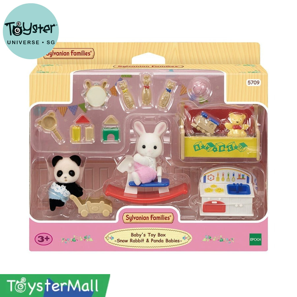Sylvanian Families Baby’s ToyBox - Snow Rabbit & Panda Babies Set Sylvanian Families