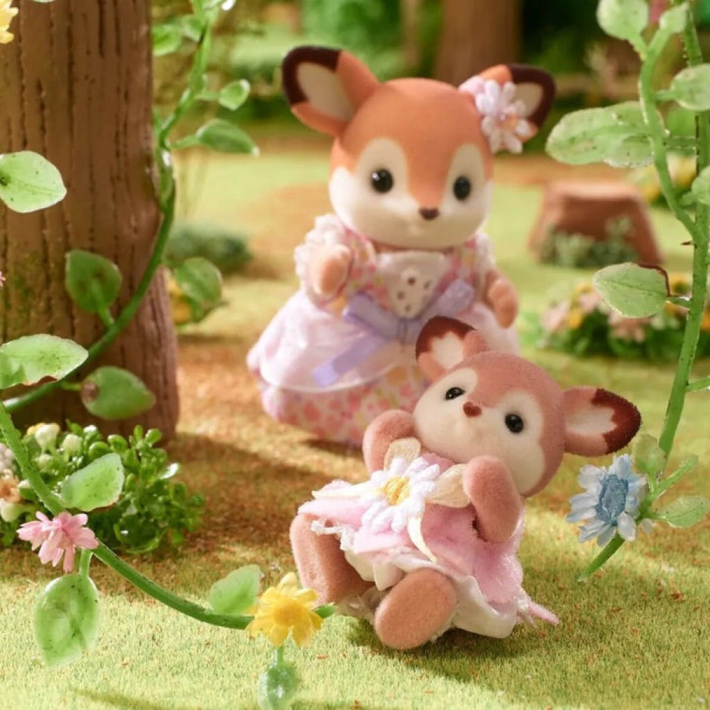 Sylvanian Families Deer Babies Floral Swing Set Sylvanian Families