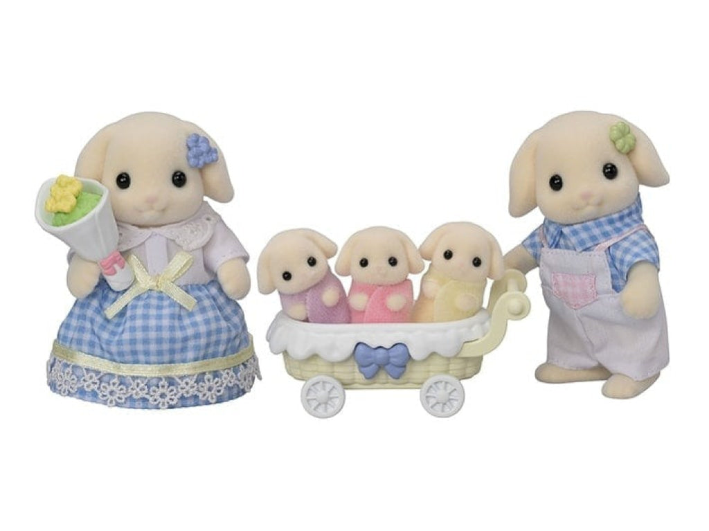 Sylvanian Families Flora Rabbit Family