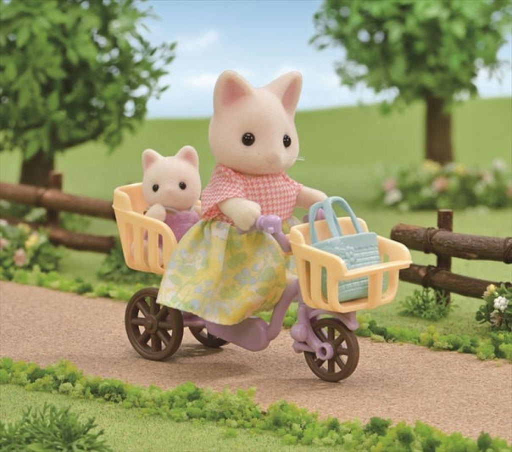 Sylvanian Families Floral Cat Mother’s Bicycle Ride Sylvanian Families