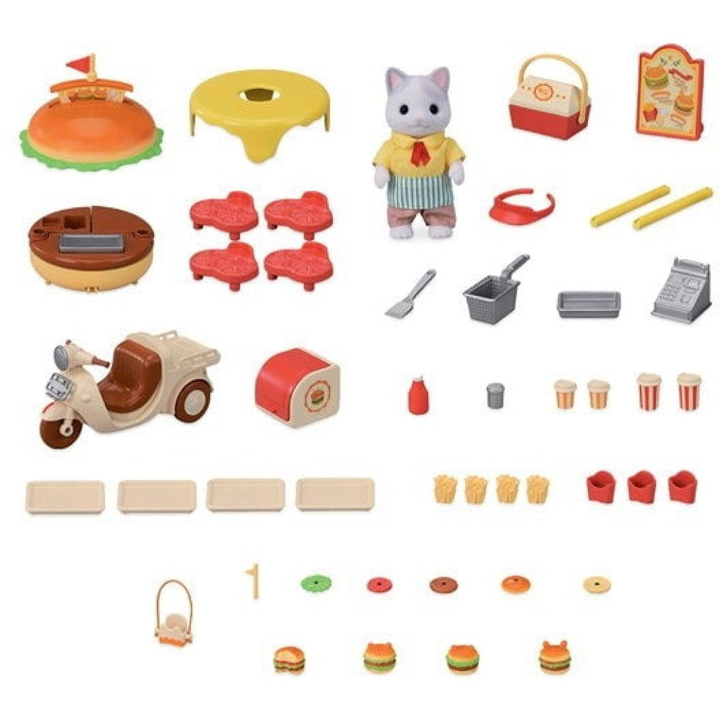 Sylvanian Families Hamburger Stand