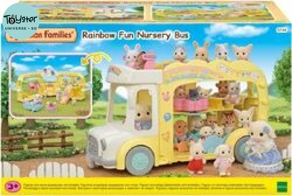 Sylvanian Families Rainbow Fun Nursery Bus Sylvanian Families