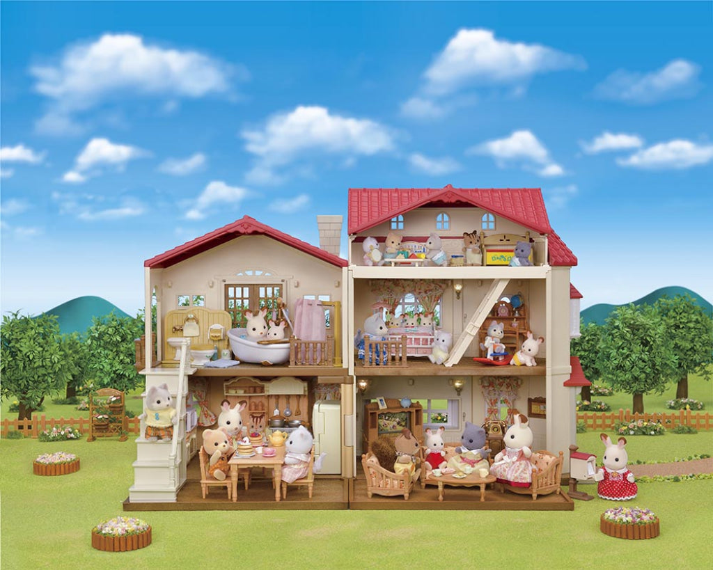 Sylvanian Families Red Roof Country Home Gift Set - Secret Attic Playroom