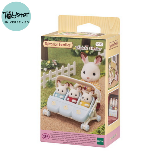 Sylvanian Families Triplets Stroller - Free Gift