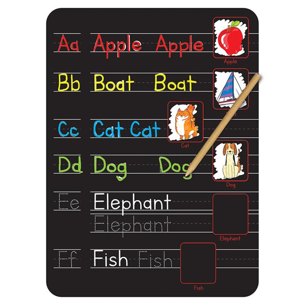 T.S. Shure Scratch-A-Doodle Tin - ABCs and 123s Penmanship T.S. Shure