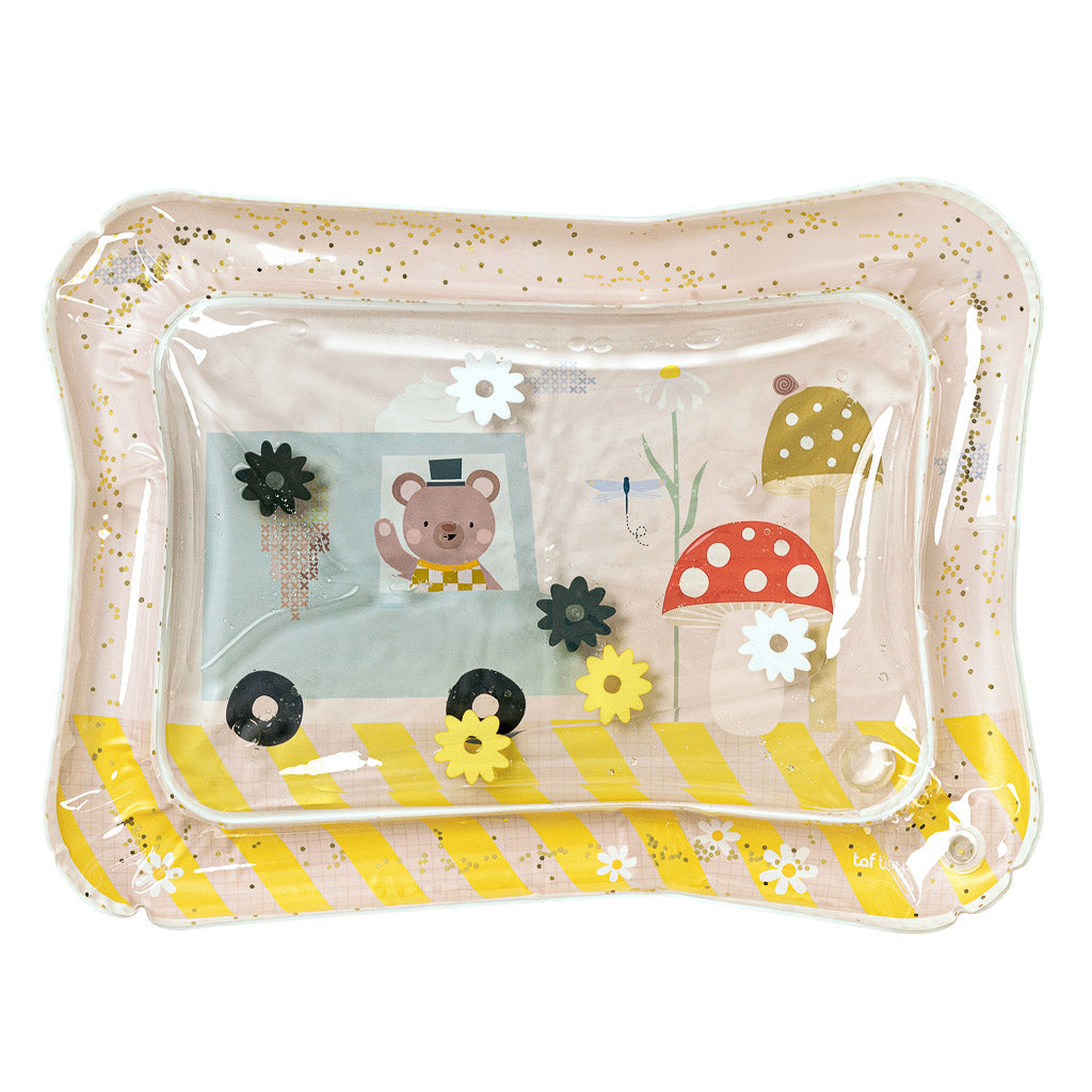 Taf Toys Baby Tummy Time Water Play Mat - Ice cream Bear - Easier Development