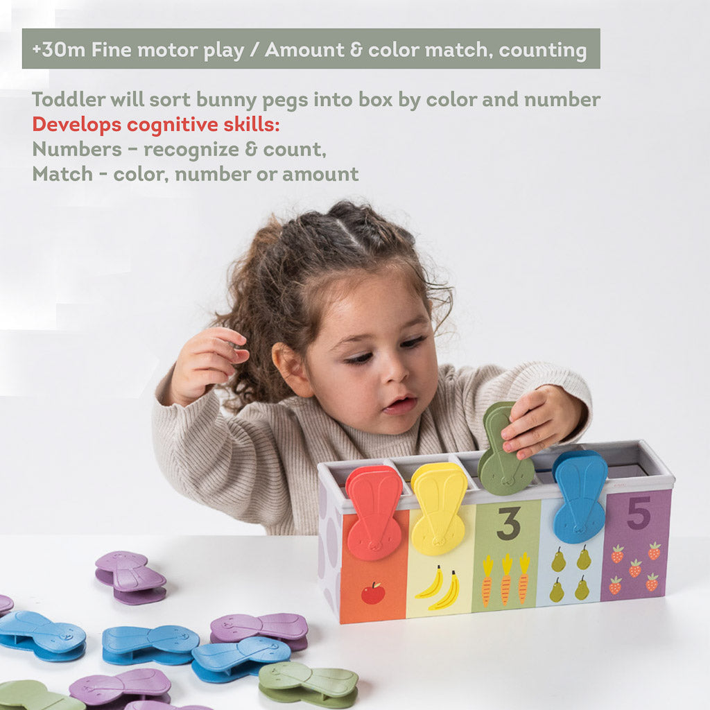 Taf Toys Bunny School Match & Count Toy - Easier Learning