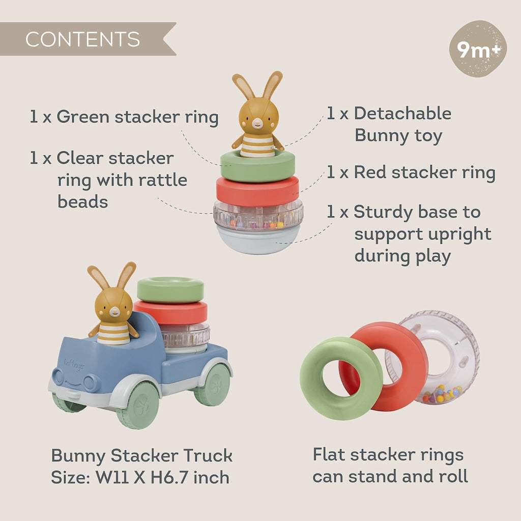 Taf Toys Bunny Stacker Truck - Easier Development