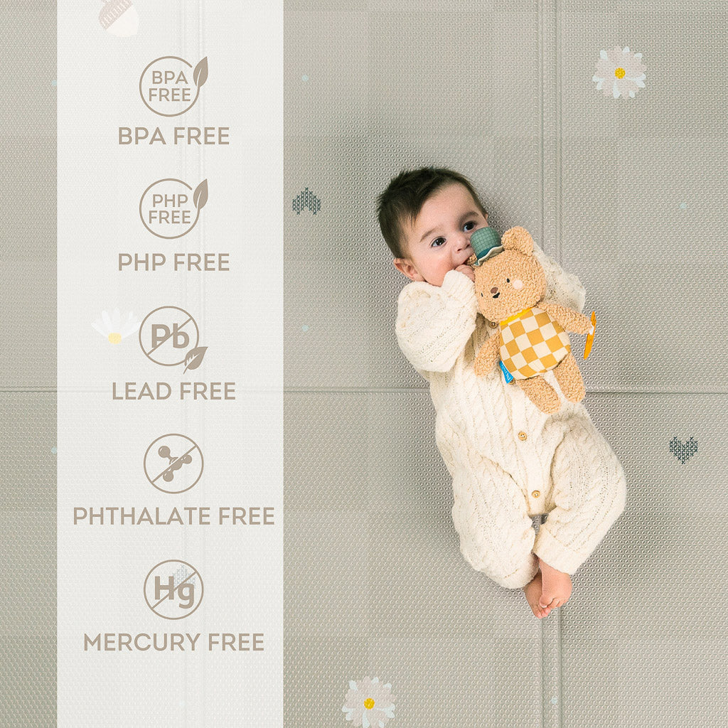 Taf Toys Fold & Play Checkers Baby Play Mat - Easier Development