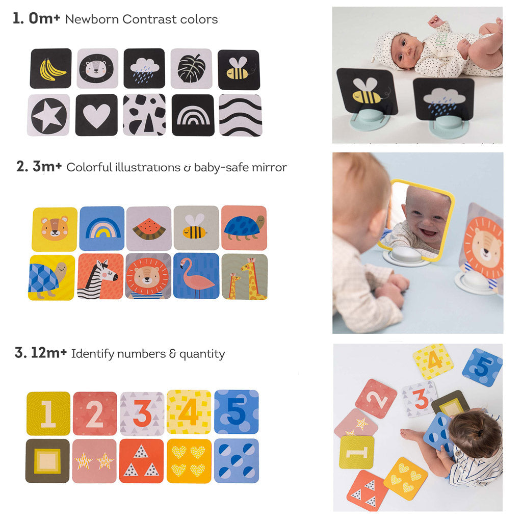 Taf Toys My 1st Tummy-Time Cards - Easier Development