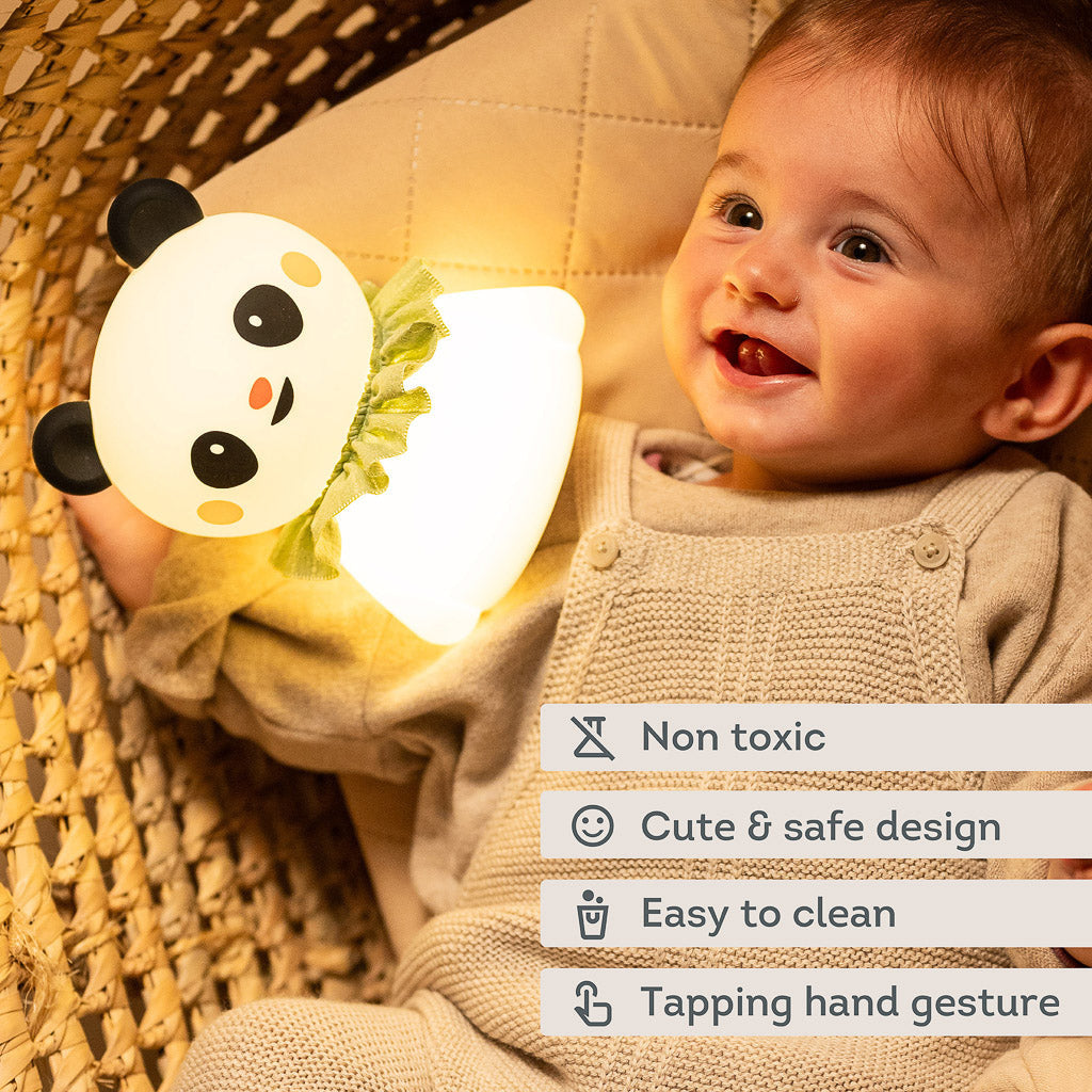 Taf Toys Rechargeable Silicone Baby Night Light - Easier Sleep