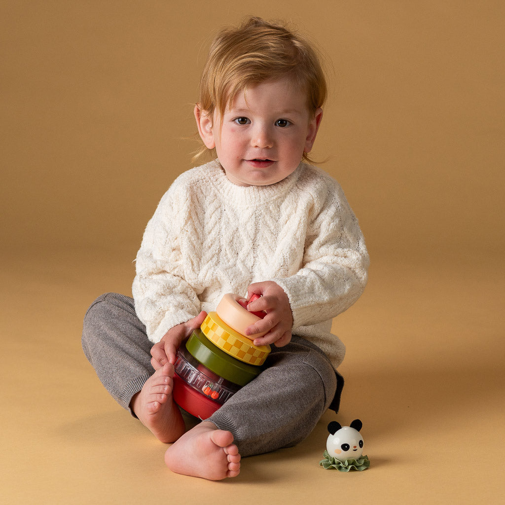 Taf Toys Stack-a-Panda Stacking Toys - Easier Learning