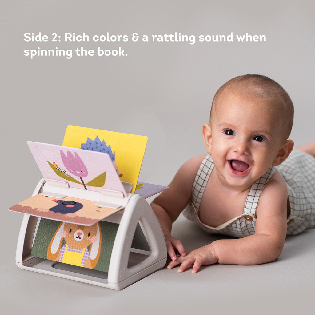 Taf Toys Tummy Time Spinning Book - Easier Development