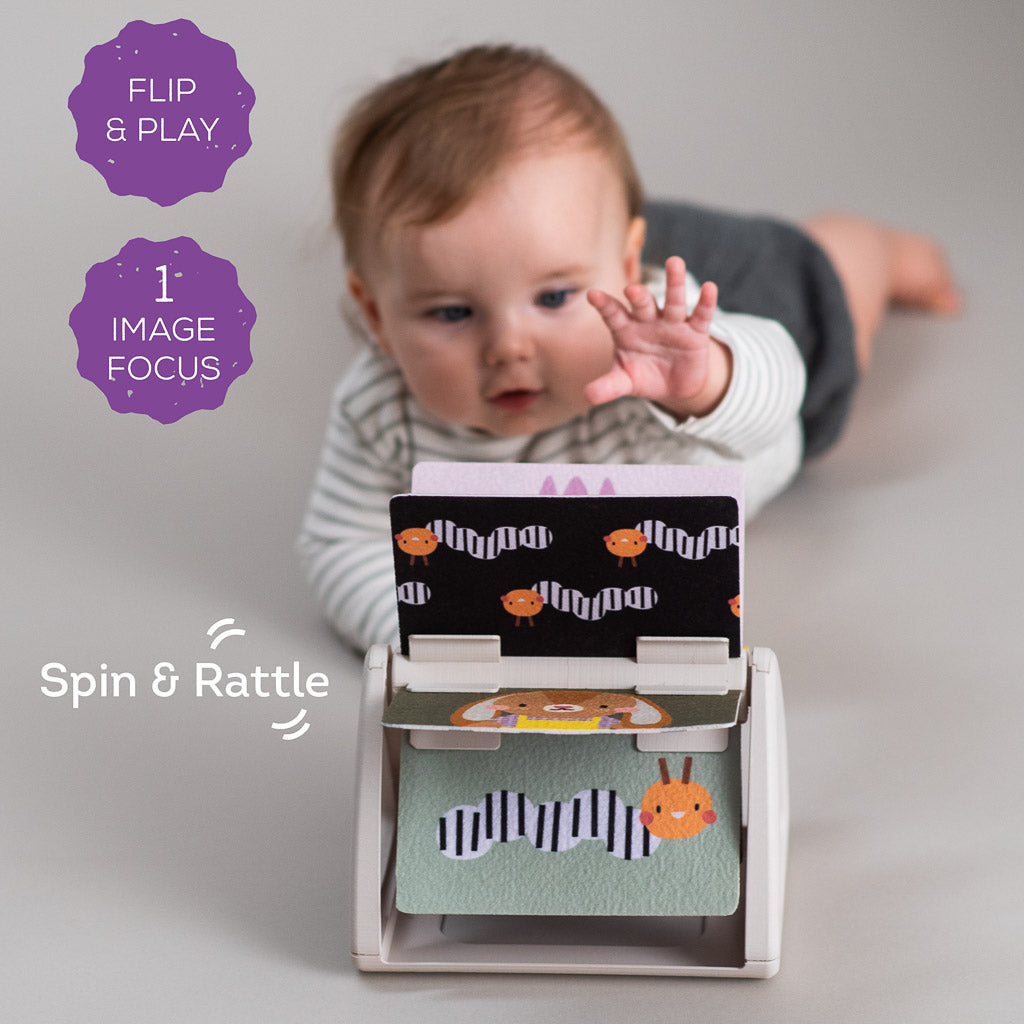 Taf Toys Tummy Time Spinning Book - Easier Development