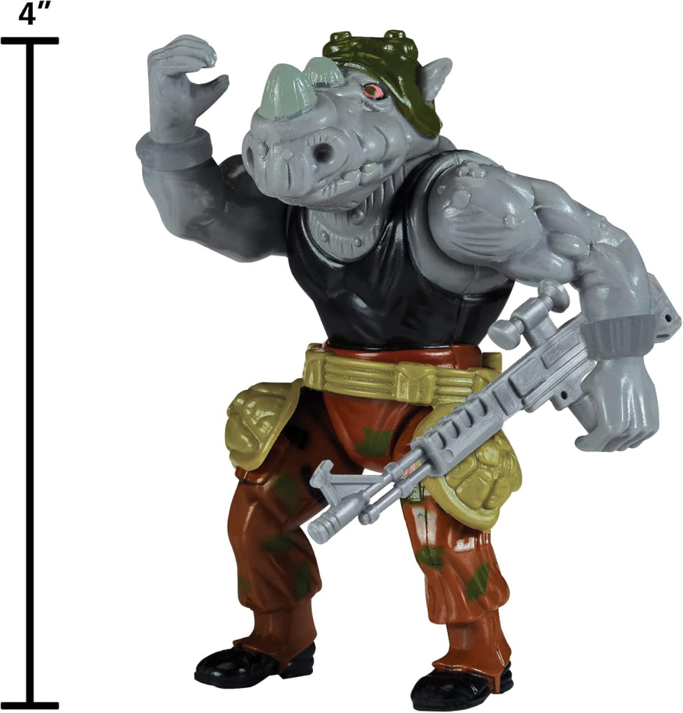 Teenage Mutant Ninja Turtles Classic 4’’ Figure Rocksteady Roblox