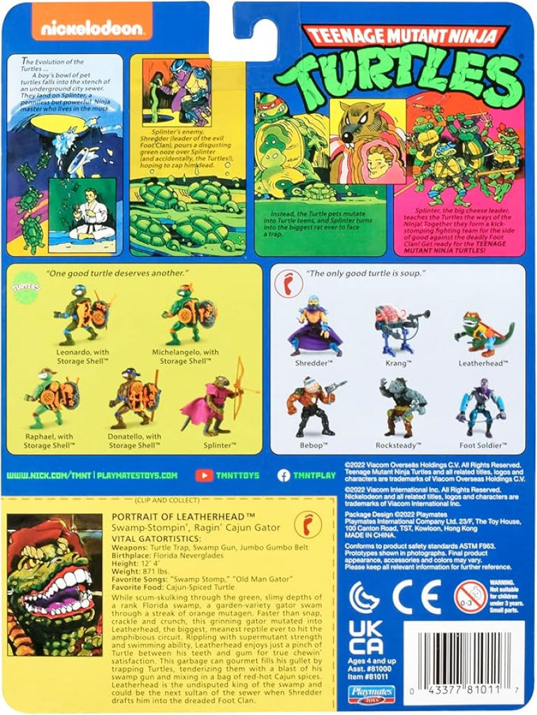 Teenage Mutant Ninja Turtles Classic 4’’ Leatherhead Roblox