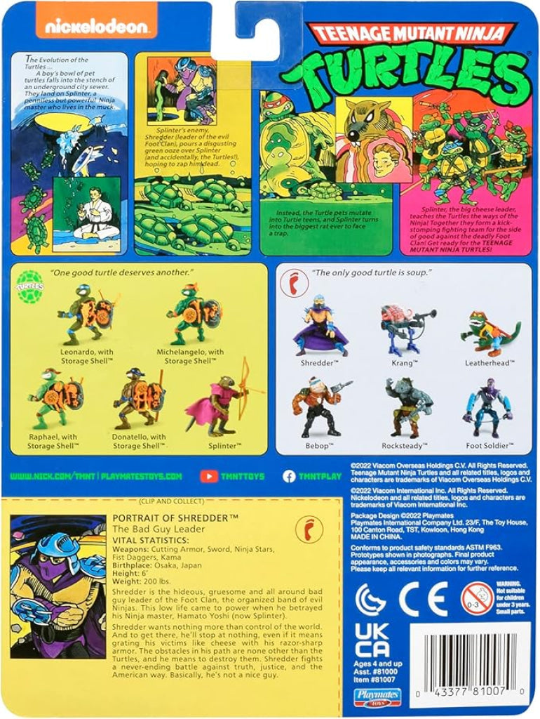 Teenage Mutant Ninja Turtles Classic 4’’ Shredder Roblox