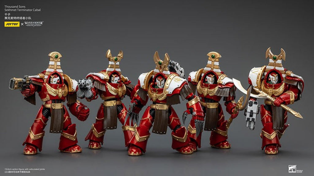 Thousand Sons: Sekhmet Terminator Cabal Combi-Melta And Achea Force Weapon Jt8605 Warhammer 40K