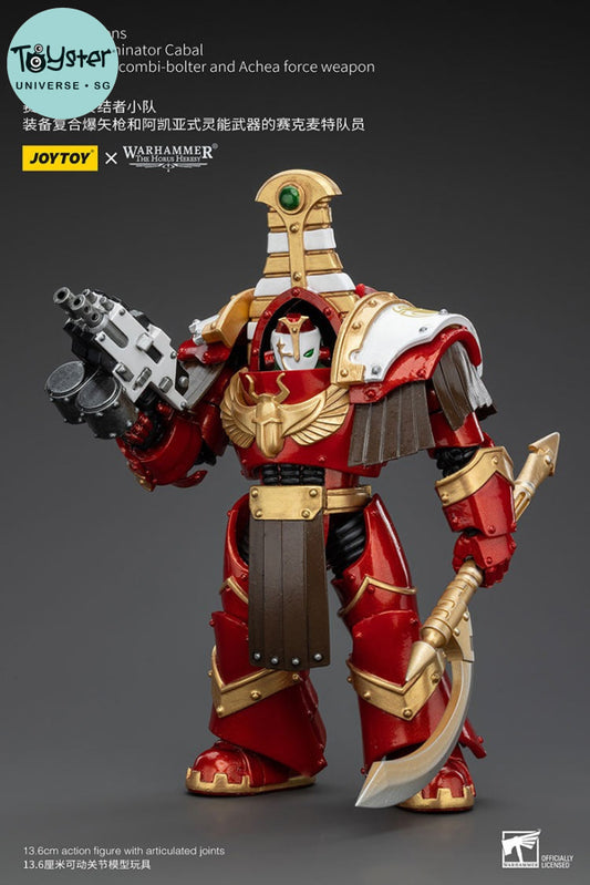 Thousand Sons: Sekhmet Terminator Cabal With Combi-Bolter And Achea Force Weapon Jt7349 Warhammer