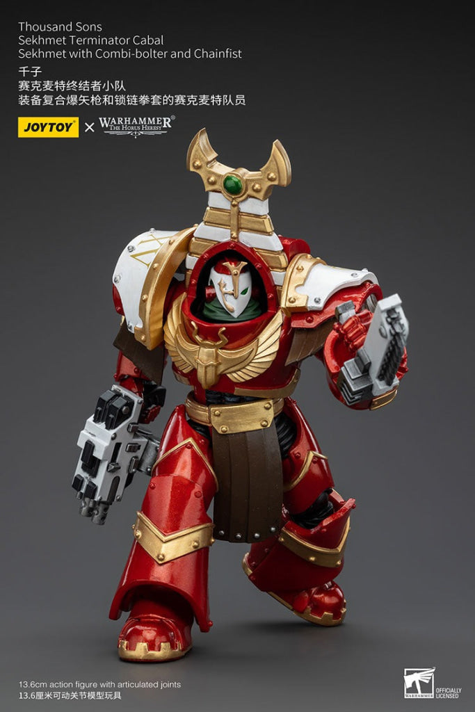 Thousand Sons: Sekhmet Terminator Cabal With Combi-Bolter And Chainfist Jt8377 Warhammer 40K