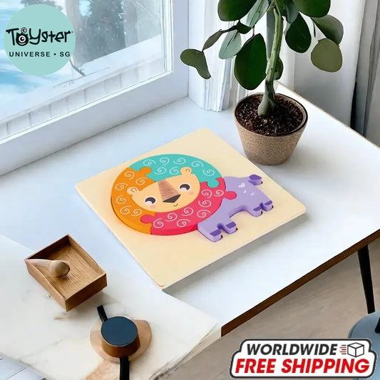 Three-Dimensional Wooden Jigsaw Puzzle