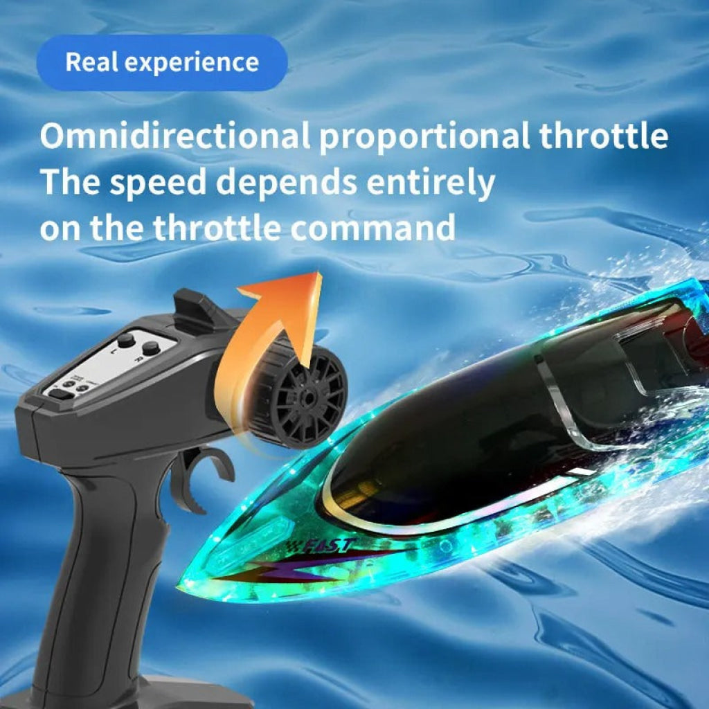 Toyster RC Phantom High Speed Boat - Toyster RC