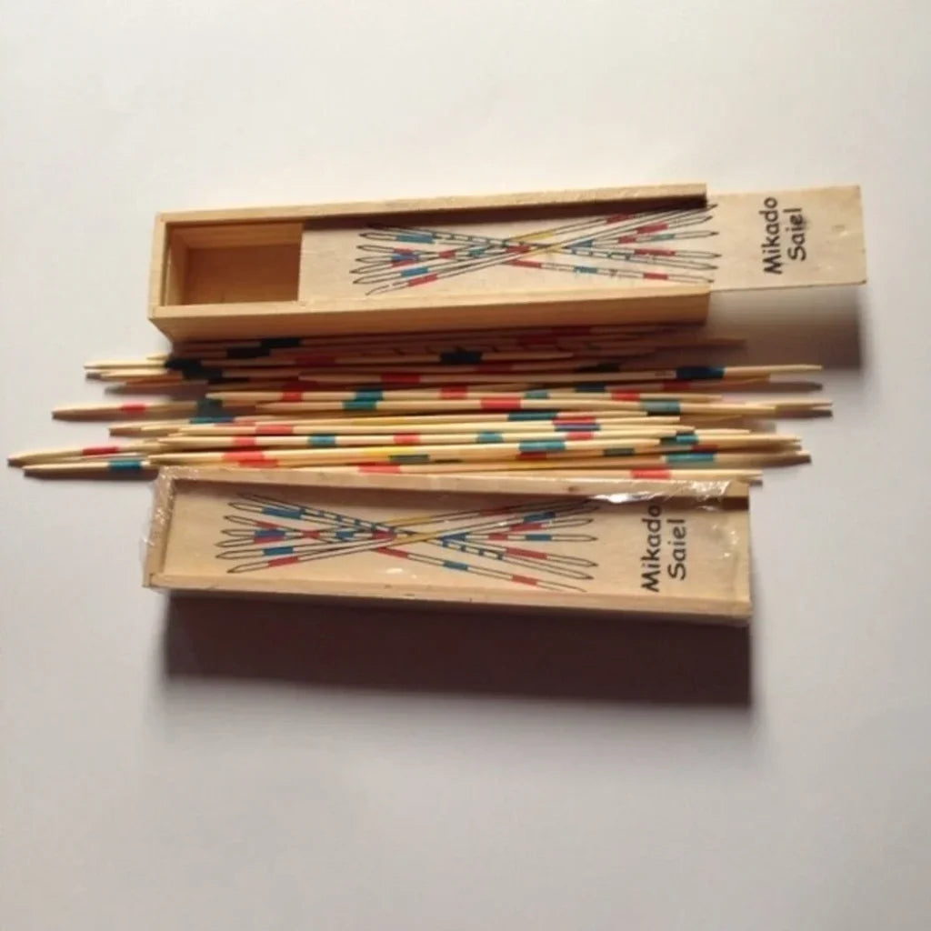 Traditional Mikado Spiel Pick Up Sticks With Box Multiplayer Game